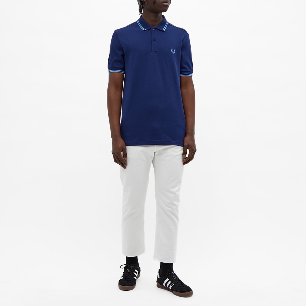 Fred Perry Slim Fit Twin Tipped Polo - 6