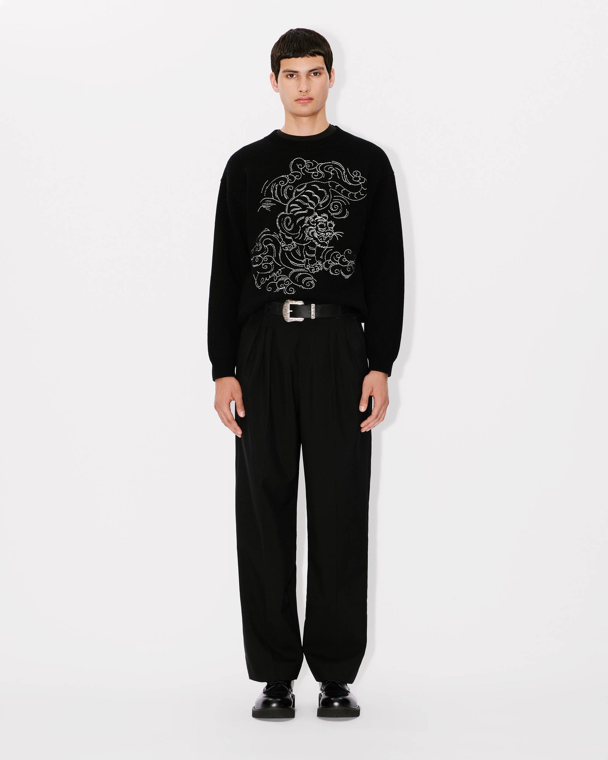 'KENZO Star Tiger' genderless embroidered wool jumper - 10