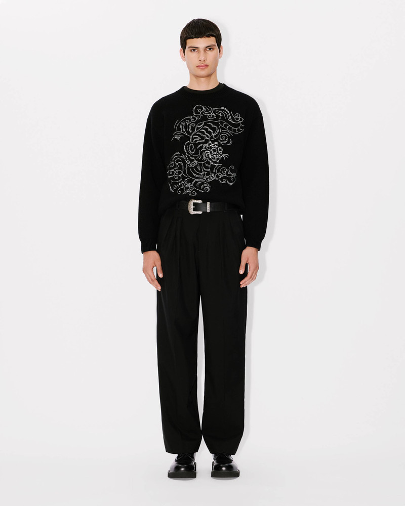 'KENZO Star Tiger' genderless embroidered wool jumper 10