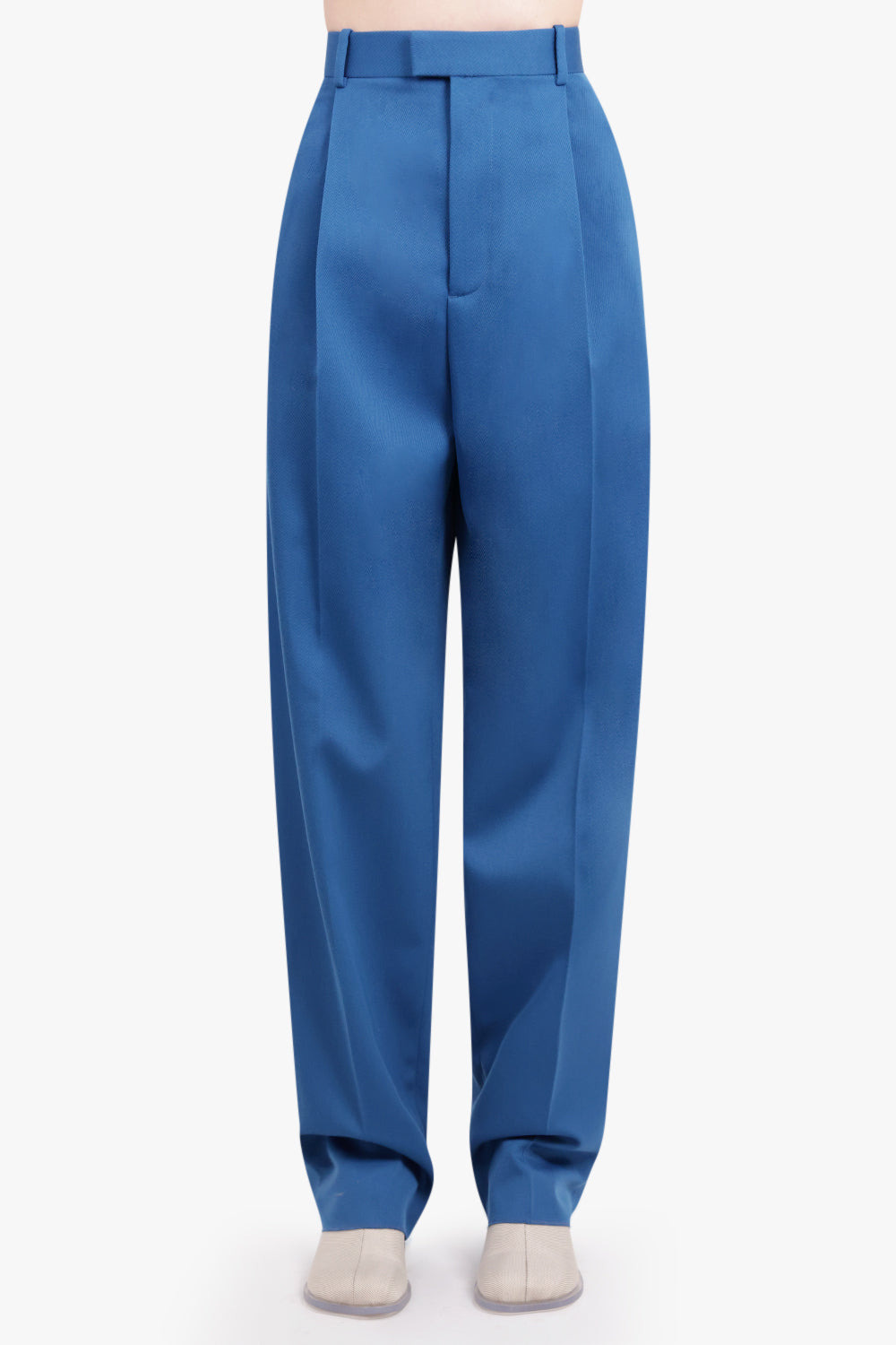 WOOL GABARDINE TROUSER | PACIFIC - 3