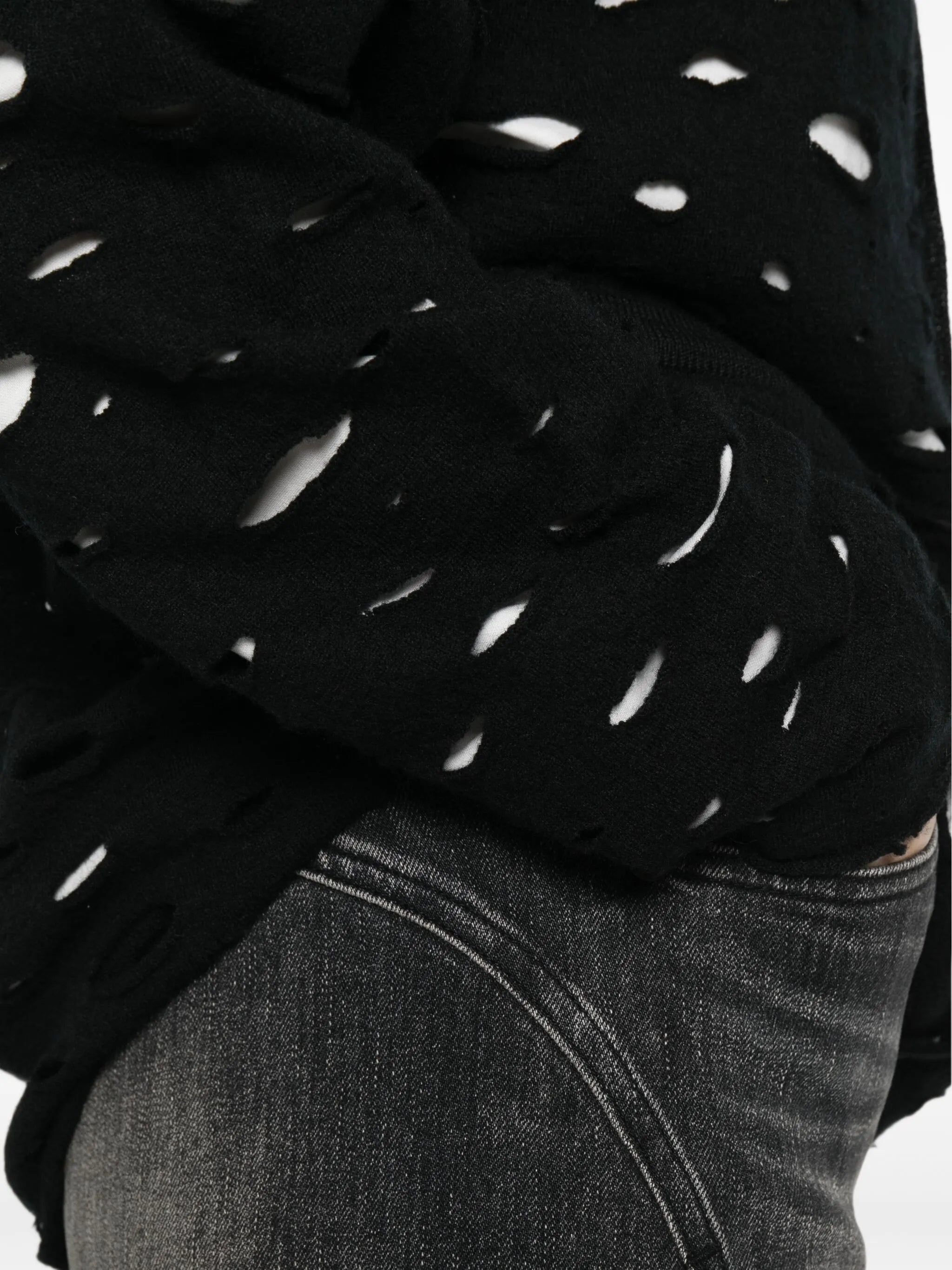 R13 Distressed Button-up Cardigan - 5