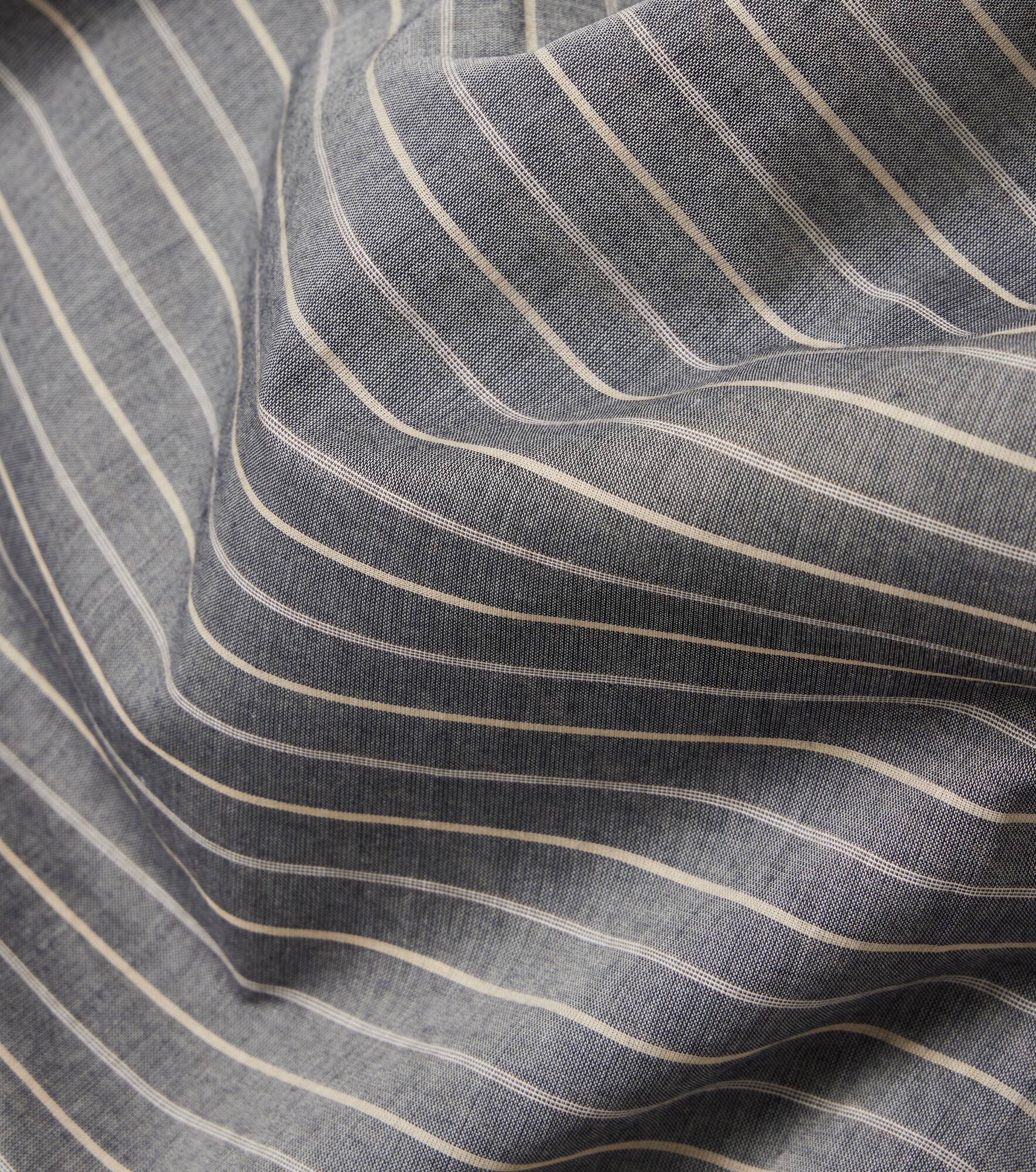 Guel striped cotton scarf - 4