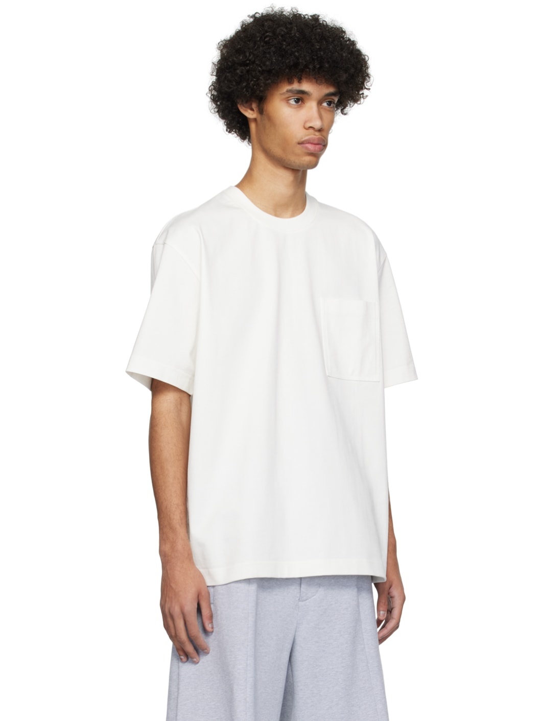 White Pocket T-Shirt - 2