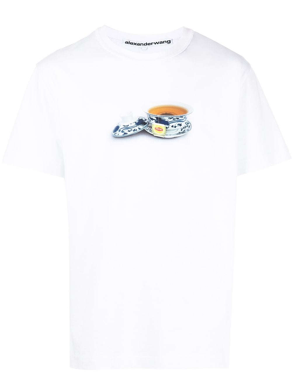 teacup graphic T-shirt - 1