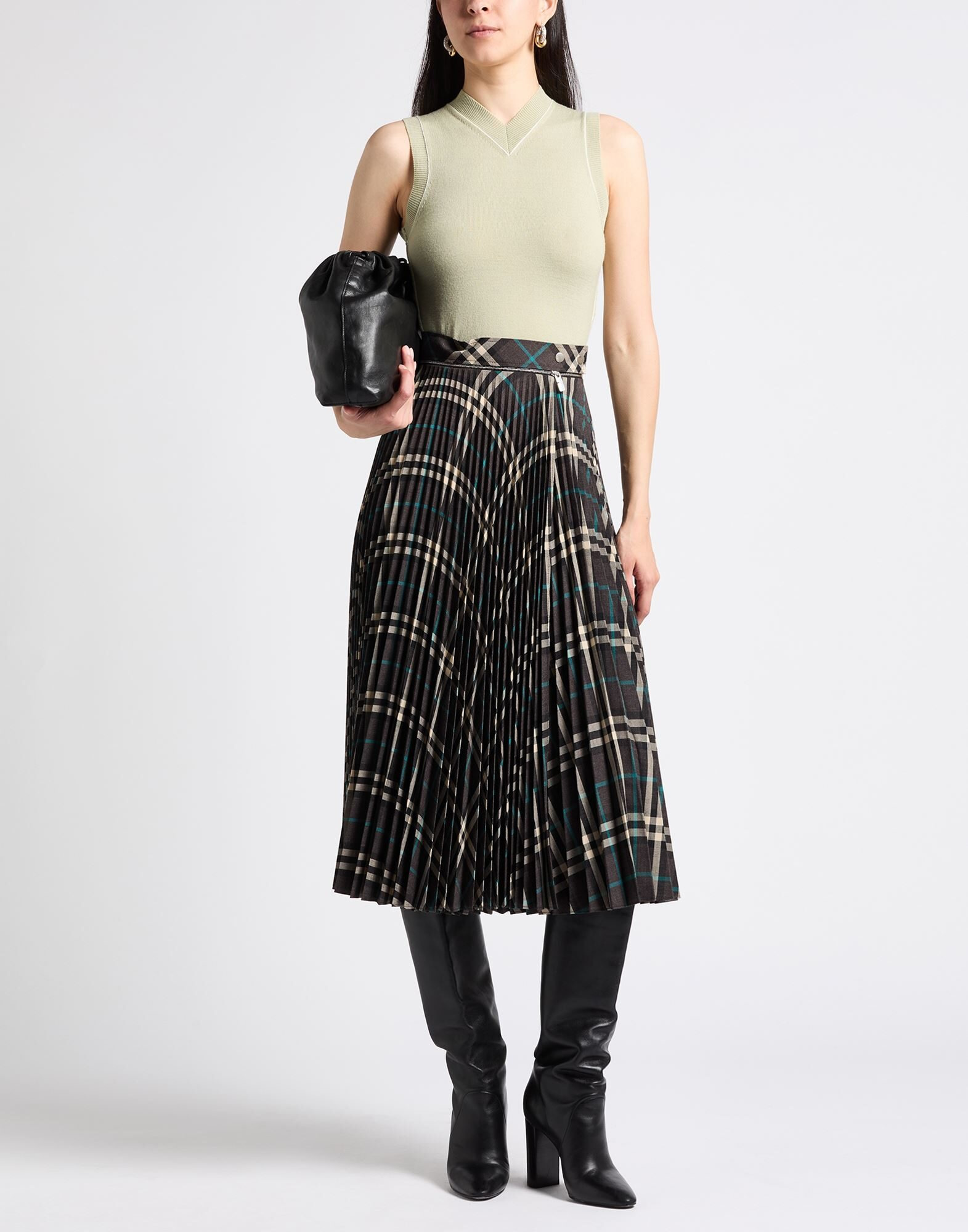 Light brown Women's Midi Skirt - 3