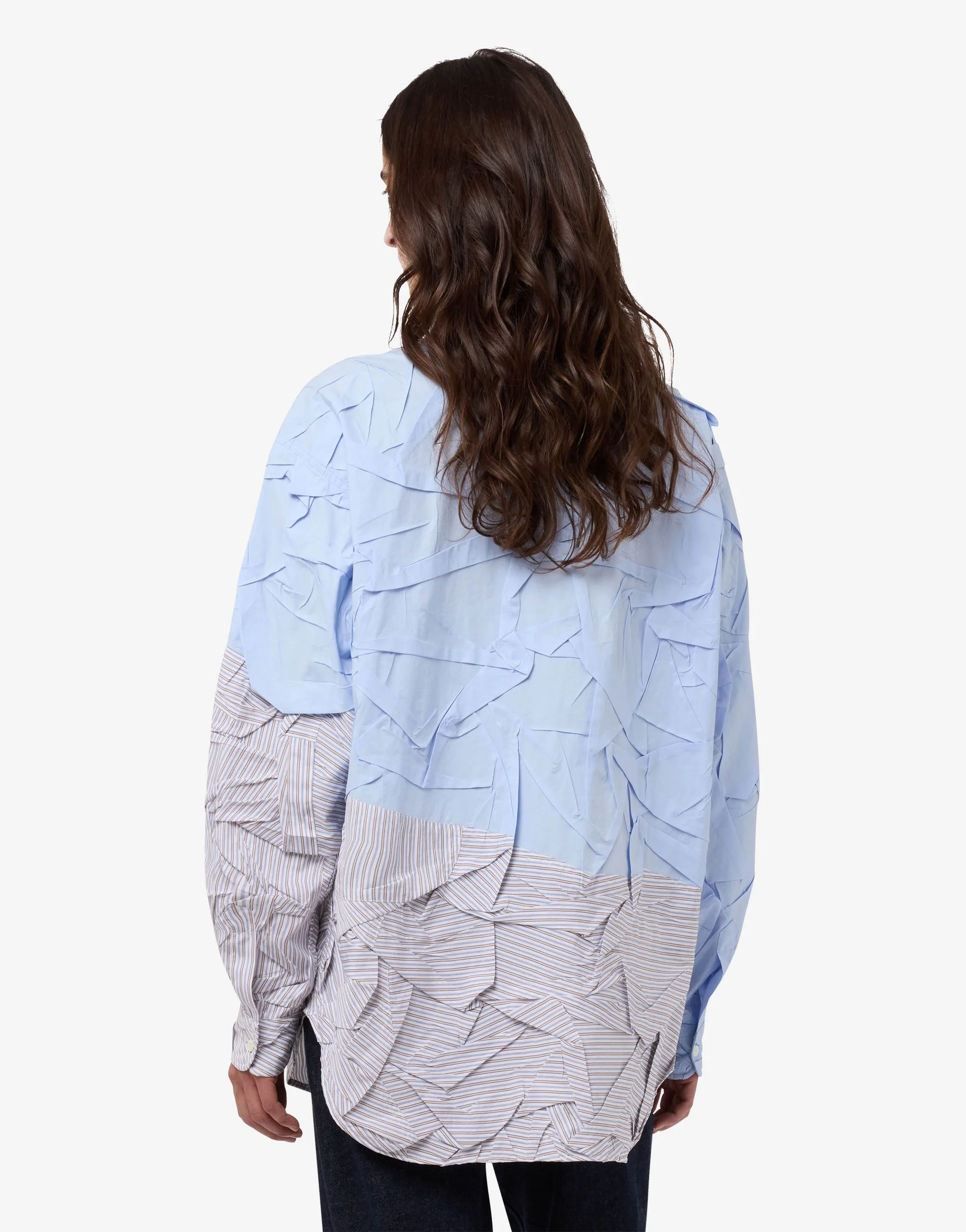 STRETCH COTTON POPLIN SHIRT - 1