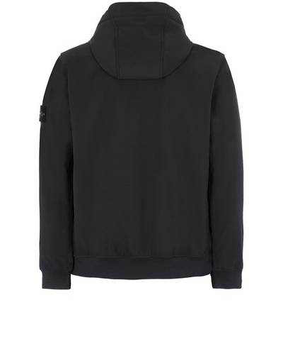 Stone Island 40427 LIGHT SOFT SHELL-R_e.dye® TECHNOLOGY BLACK outlook