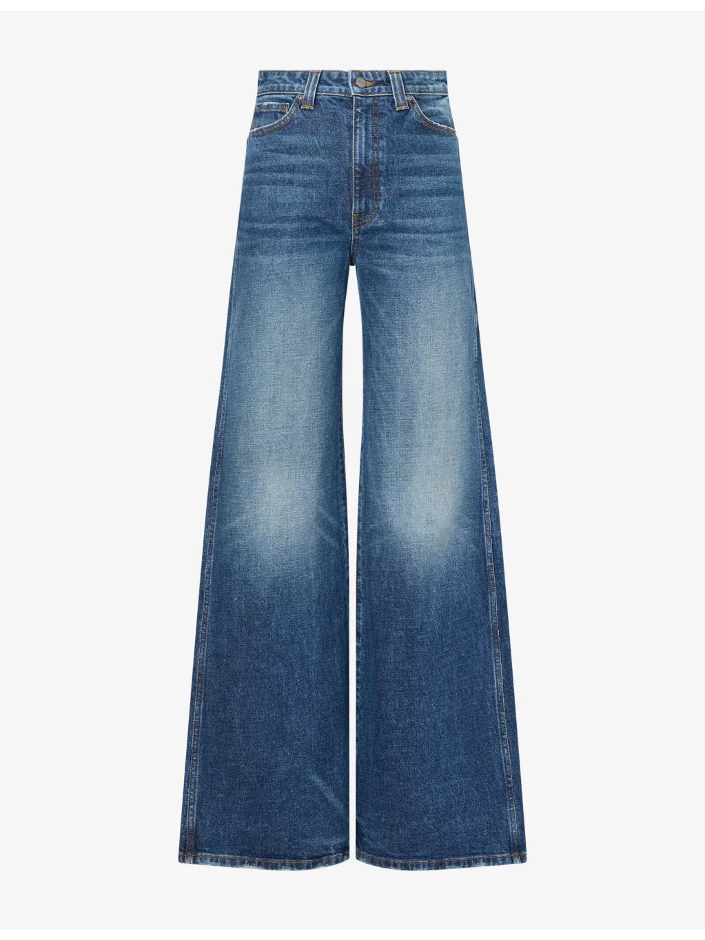 Dane Wide-Leg Cotton-Blend Denim Jeans - 1