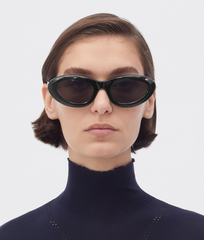 Bottega Veneta bombe round sunglasses outlook