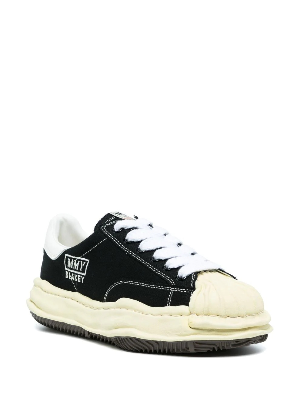 MAISON MIHARA YASUHIRO Blakey Vintage Sole Canvas Low-Top Sneaker - 3