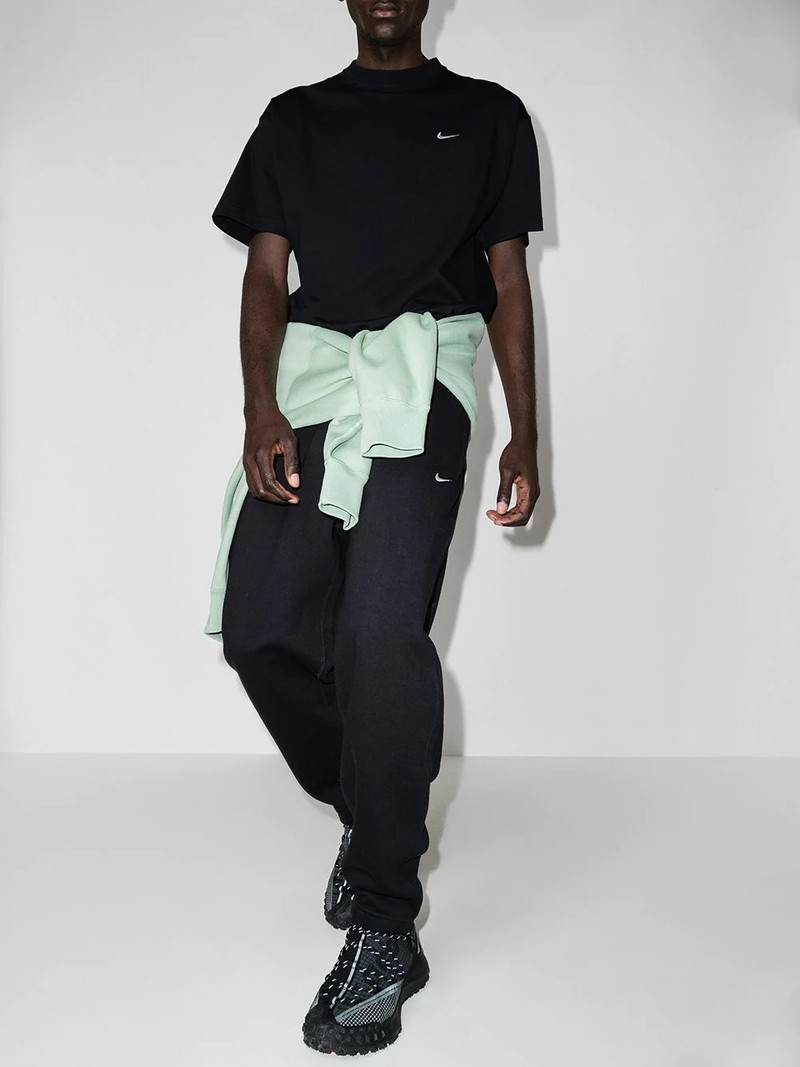 Swoosh logo cotton T-shirt 5