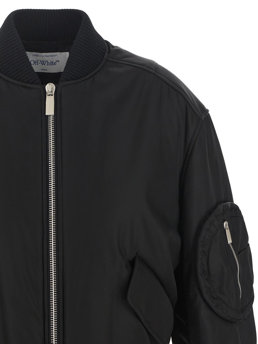 希少 XLsize Off-White 23AW Bomber Jacket 黒 OWEH028F23FAB001_1010-