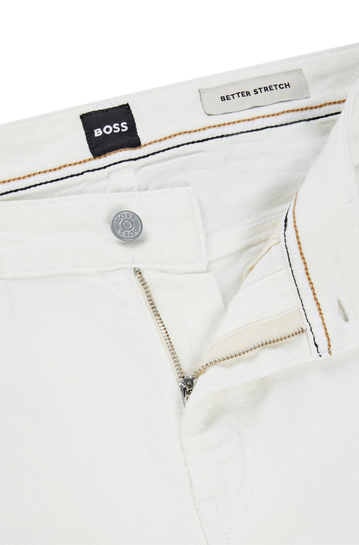 SLIM-FIT JEANS IN BLACK MECHANICAL-STRETCH DENIM - 6