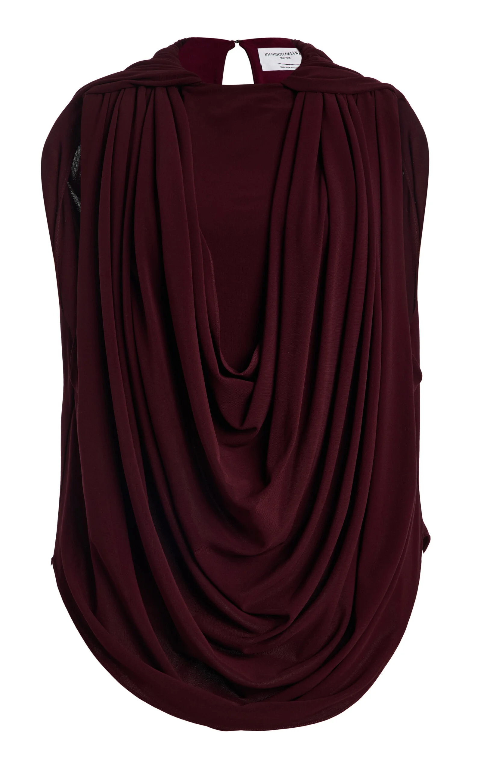 Astor Draped Top burgundy - 1