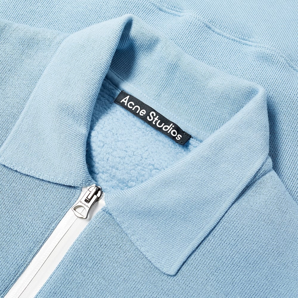 Acne Studios Ferd Face Half Zip Sweat - 5