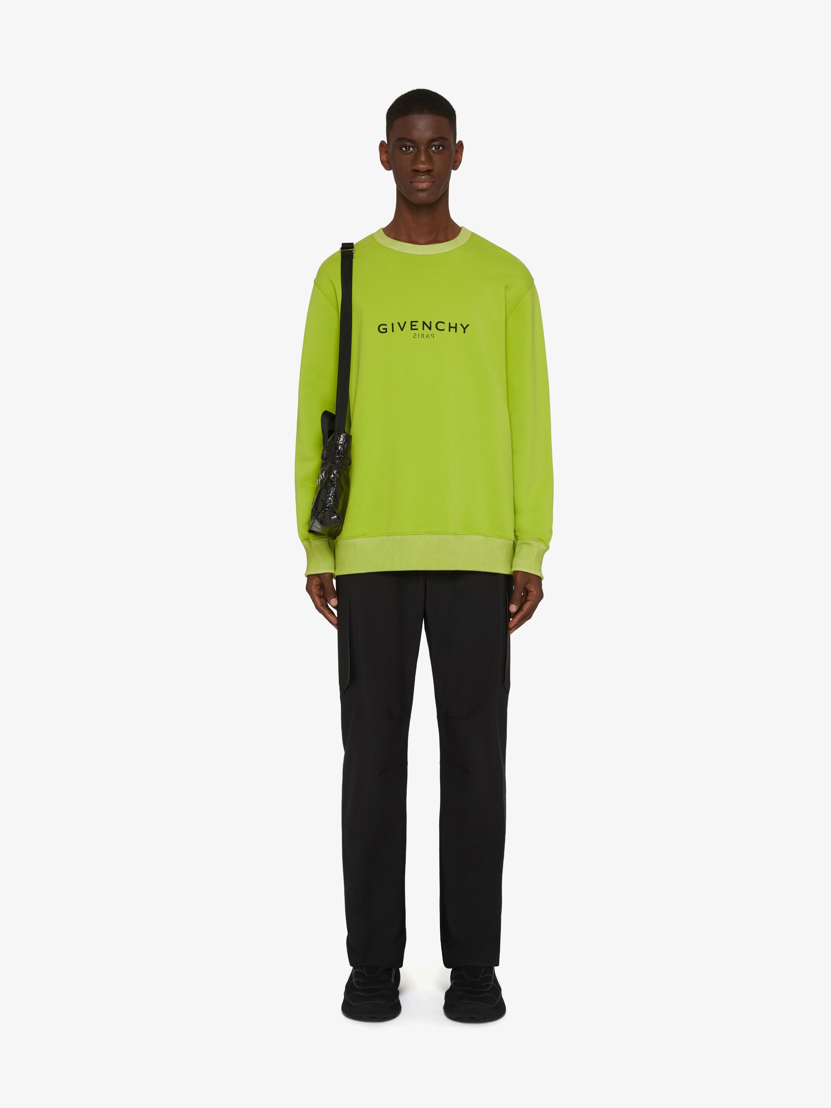 CLASSIC FIT SWEATSHIRT WITH GIVENCHY REVERSE PRINT - 2