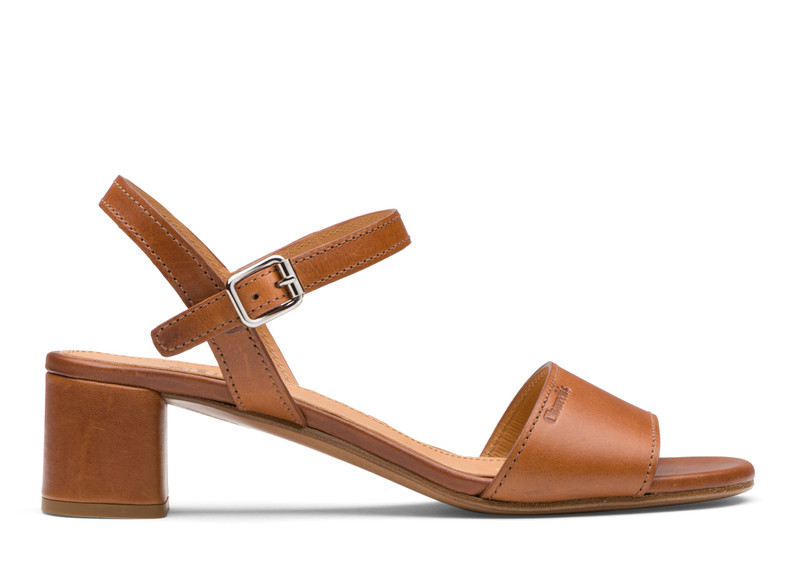 Debbie
Calf Leather Mid Heel Sandal Oak 1