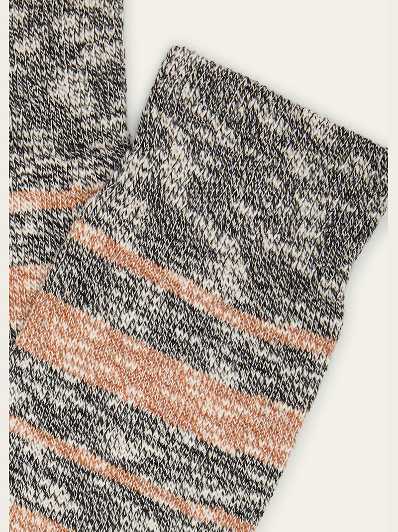 Paul Smith Men's Kenny Flamed Melange Crew Socks outlook