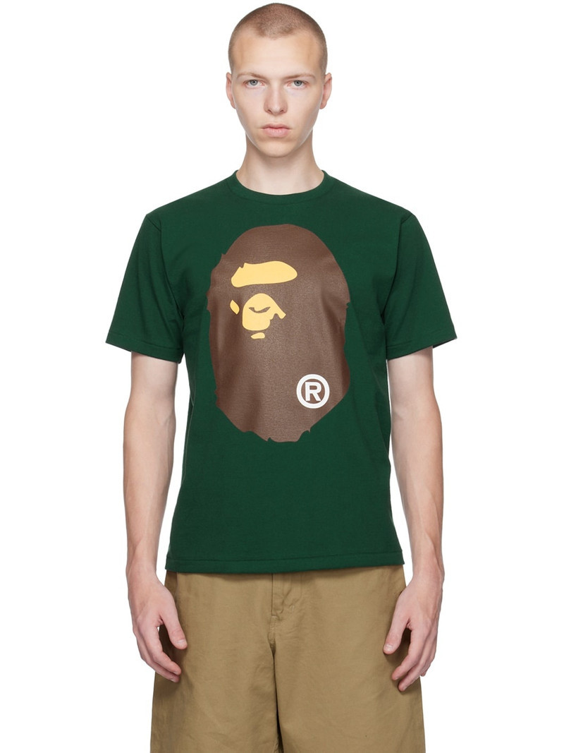 Green Big Ape Head T-Shirt - 1
