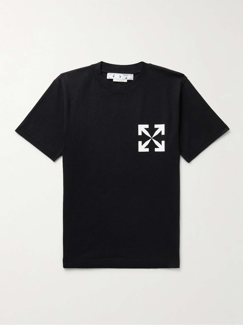 Slim-Fit Logo-Print Cotton-Jersey T-Shirt - 1