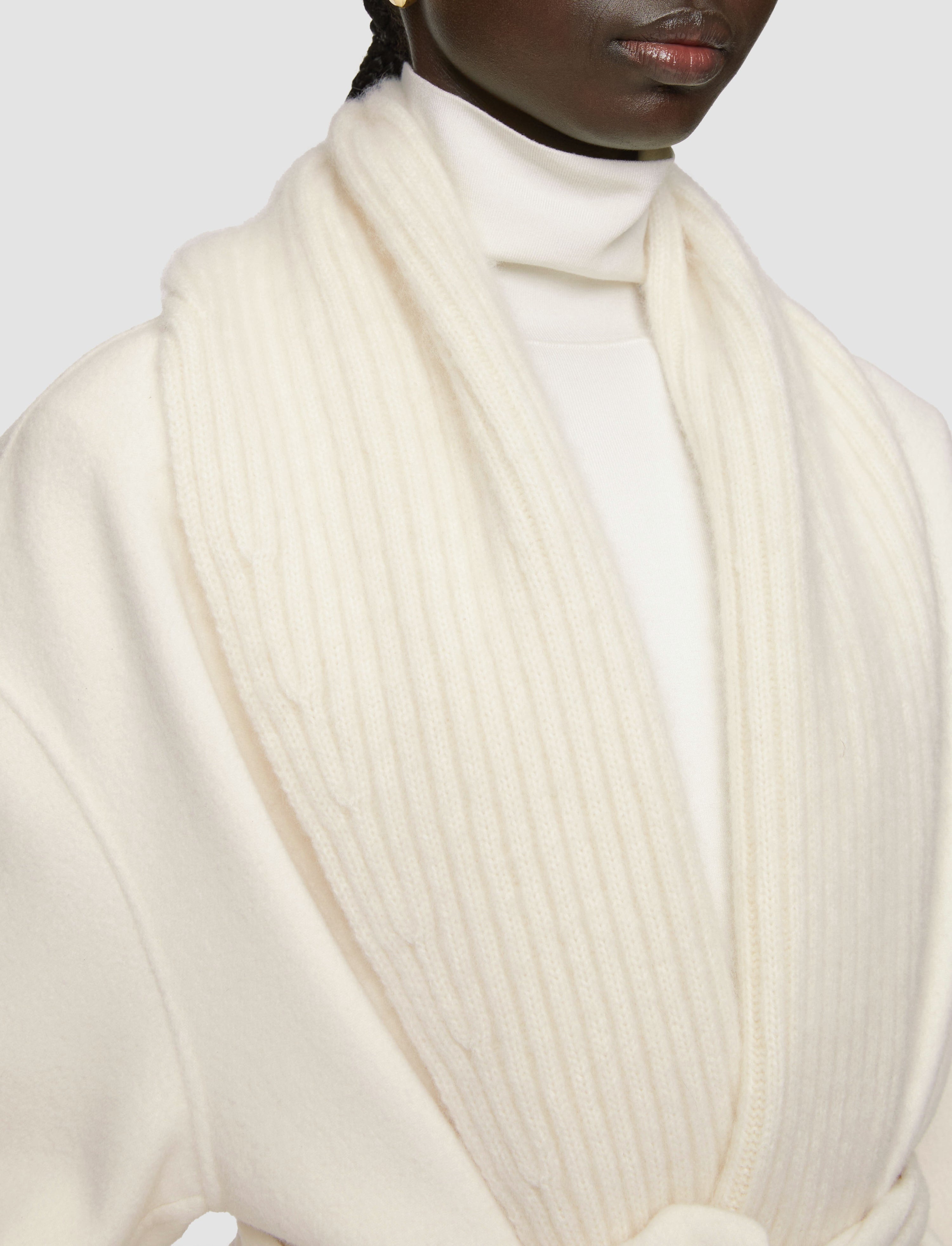 Rica Double Face Cashmere Coat - 5