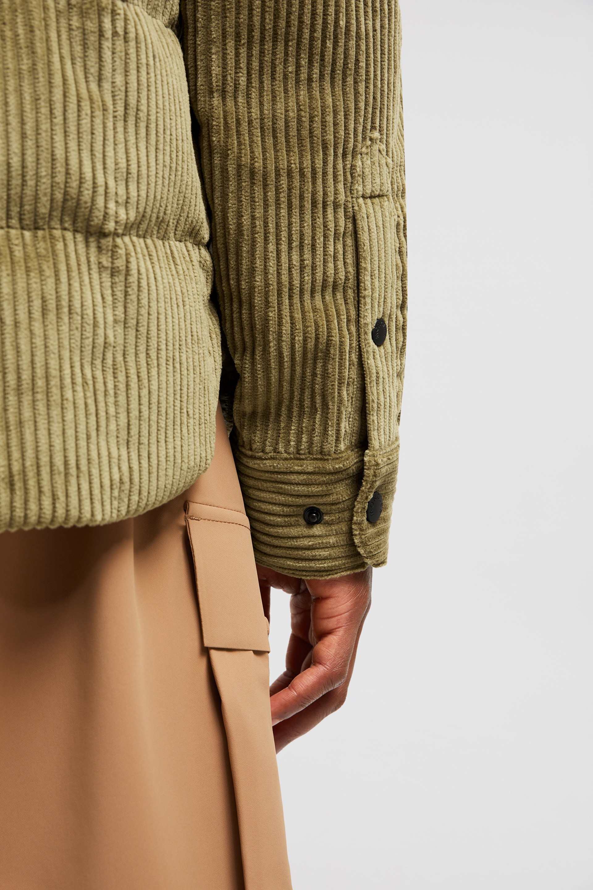 Gelt Corduroy Down Shirt Jacket - 8