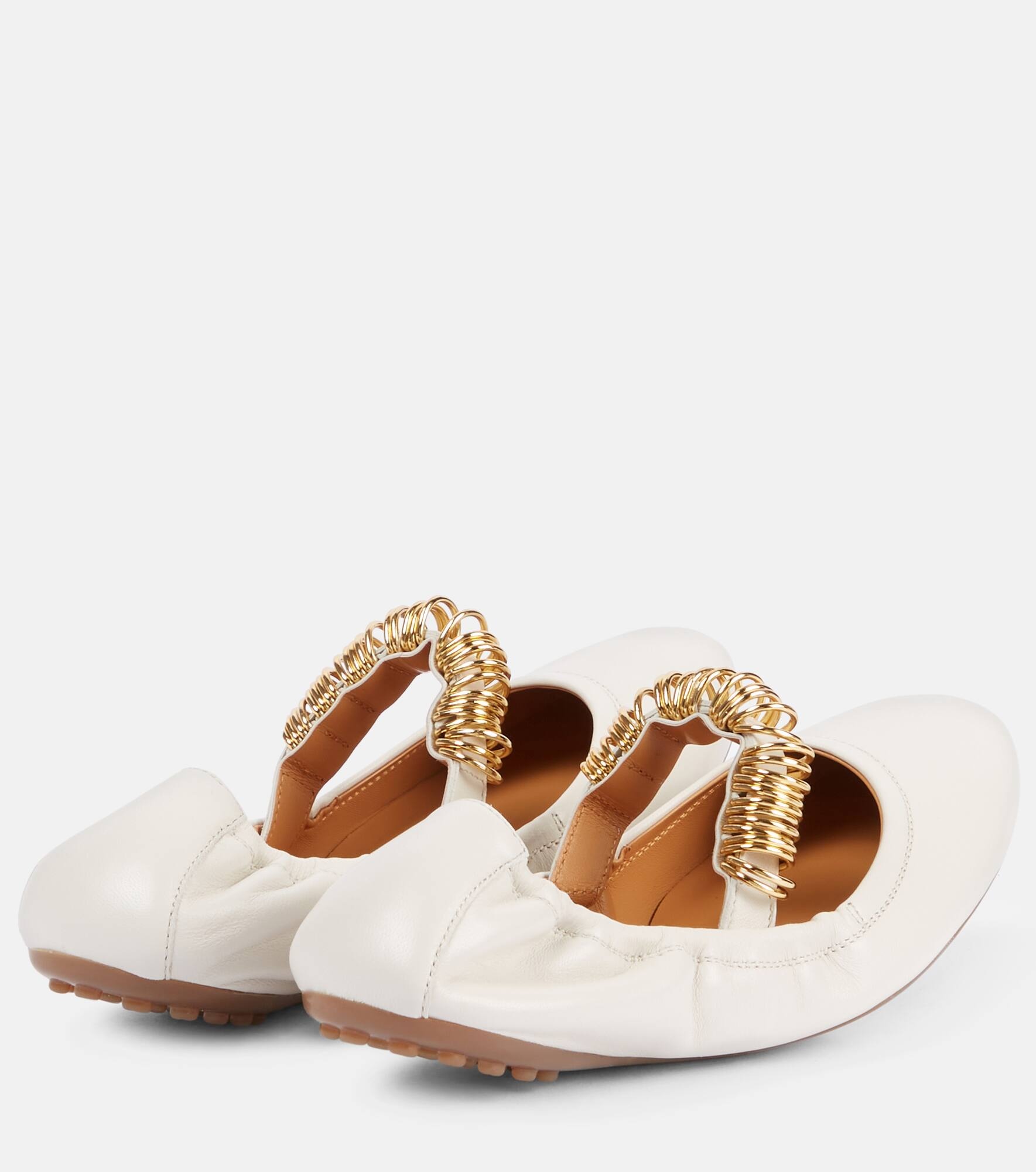 Leather ballet flats - 2