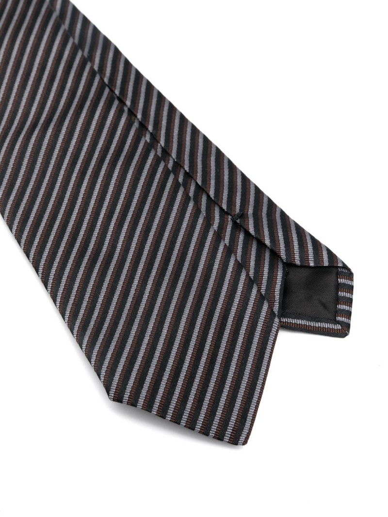 Lanvin striped tie outlook