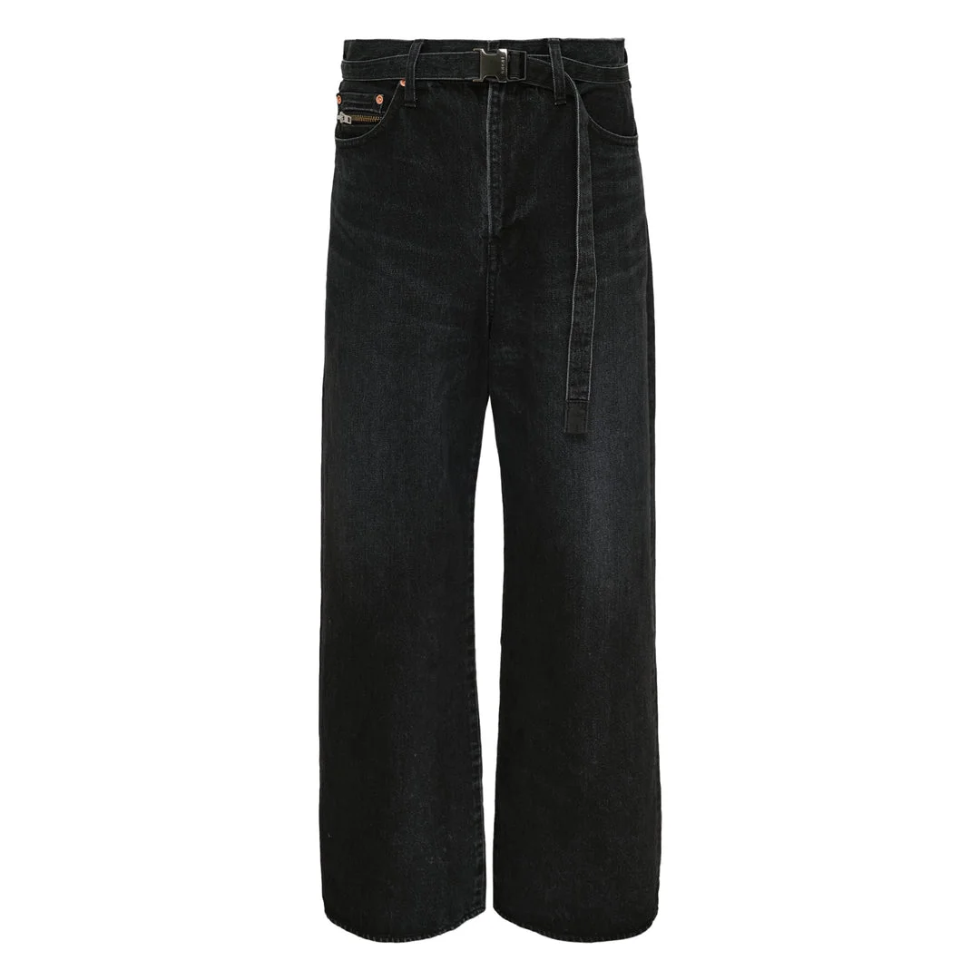 Wide Denim Pants - 1