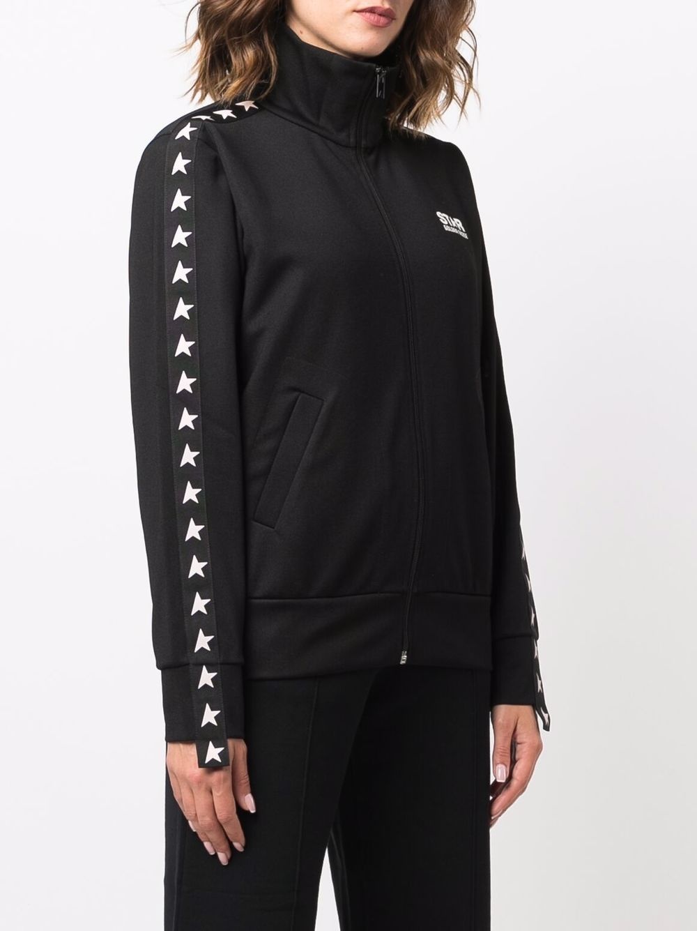 logo zipped tracksuit jacket - 3