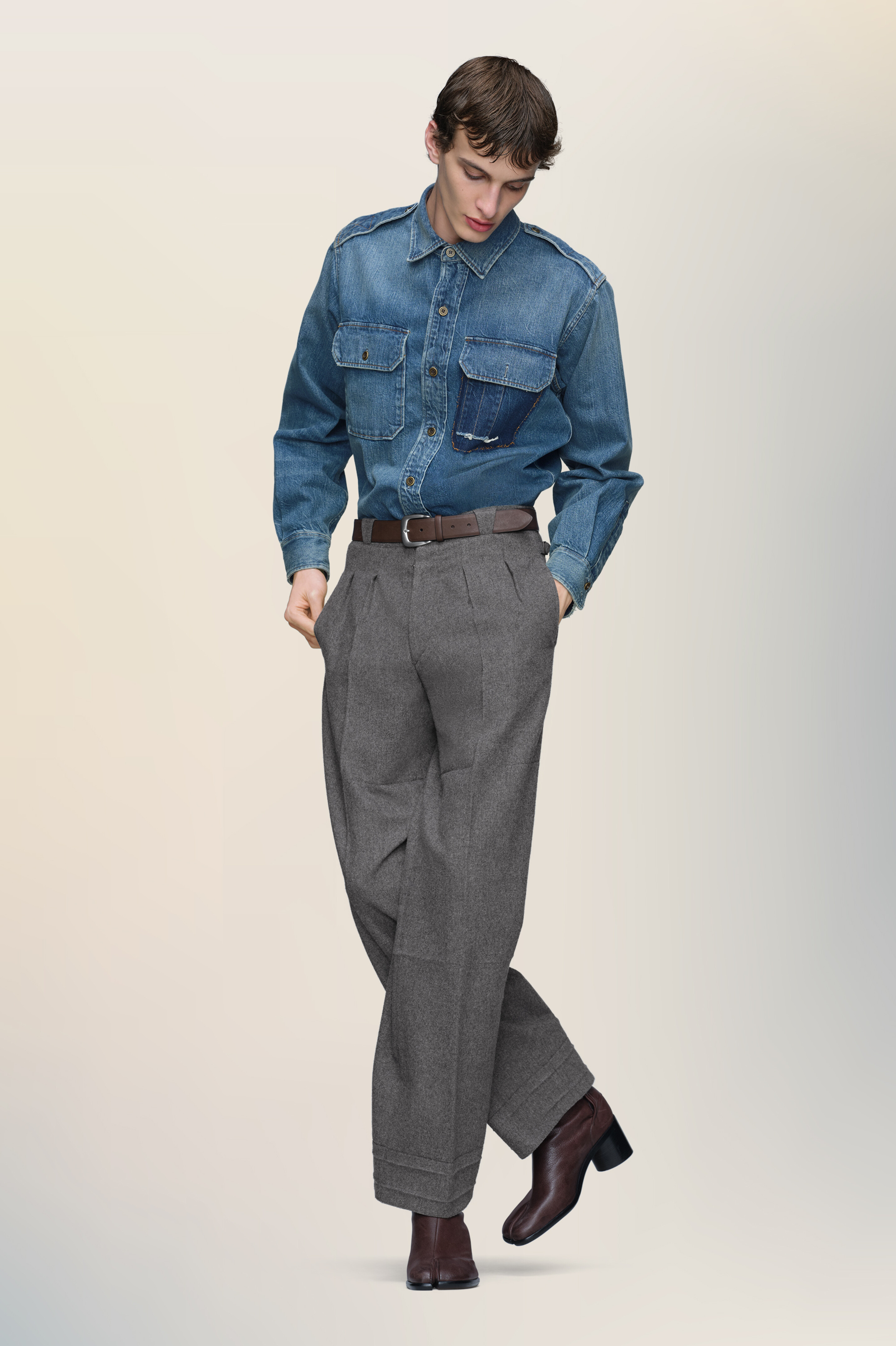 Denim shirt - 7