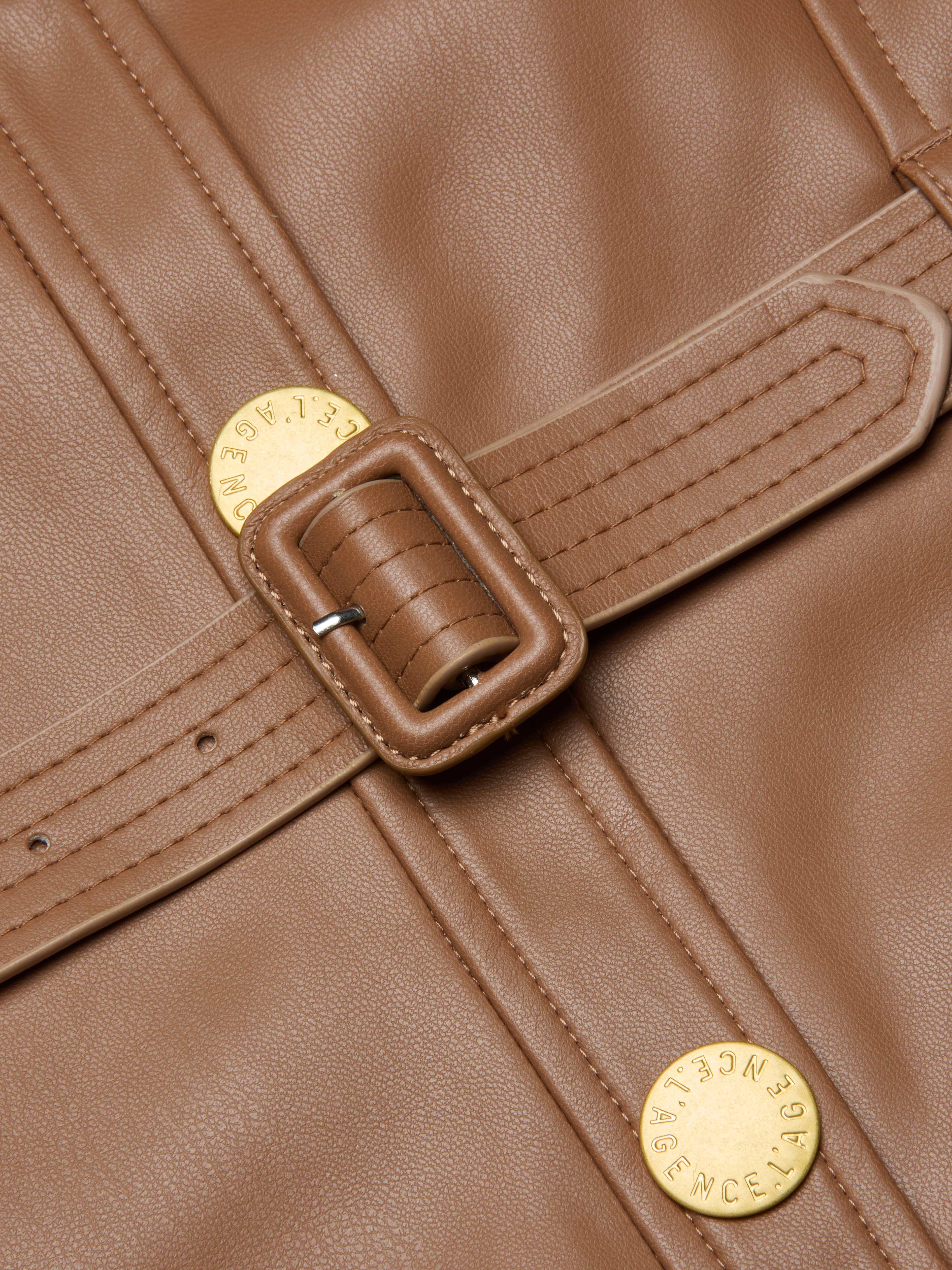 Ronin Vegan Leather Dress - 5