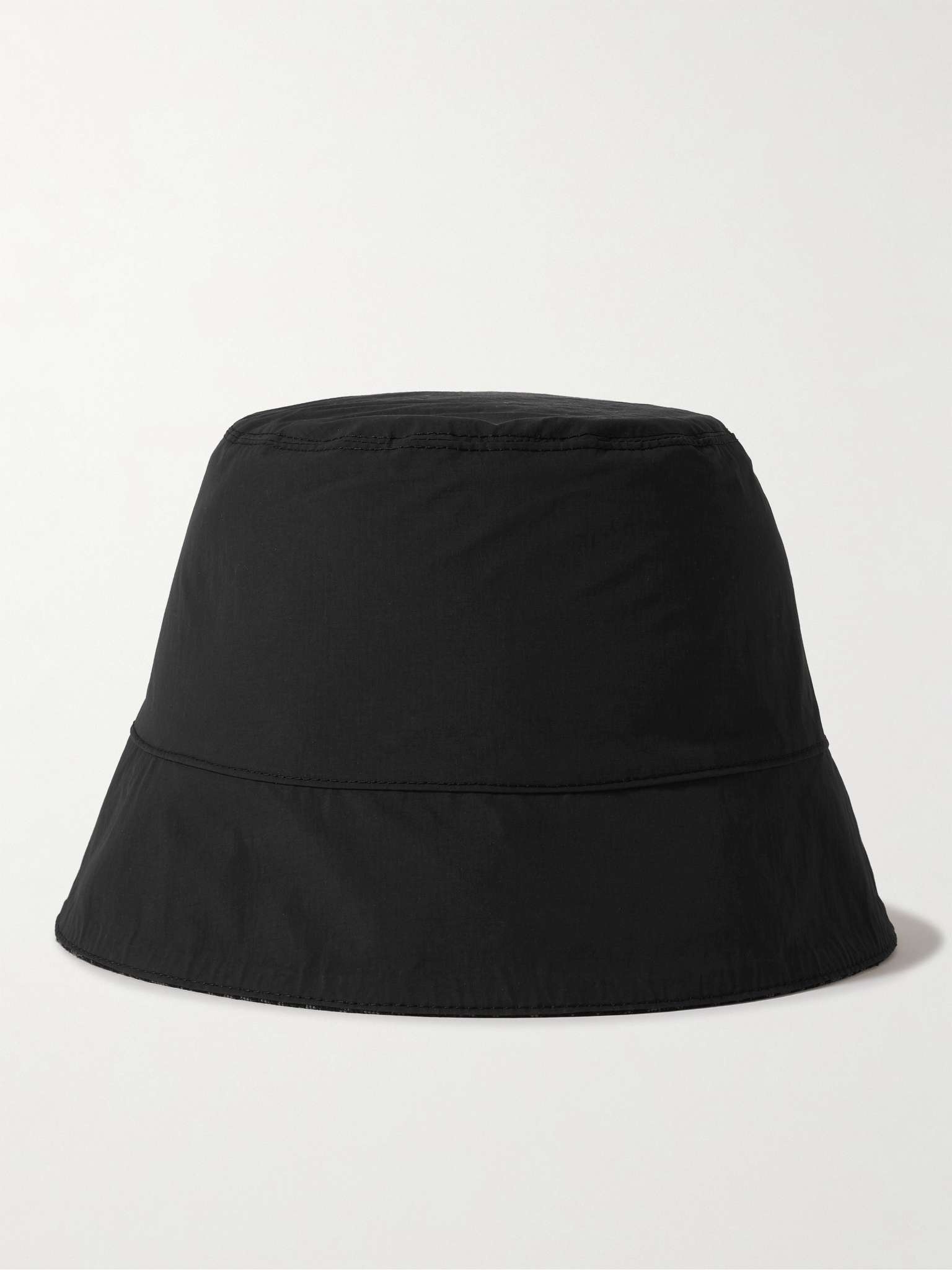 Reversible Logo-Jacquard Cotton-Blend and Shell Bucket Hat - 6