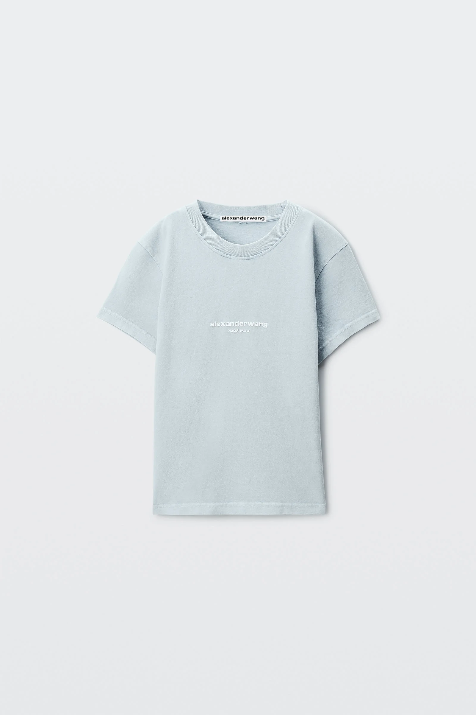 logo print shrunken tee - 1