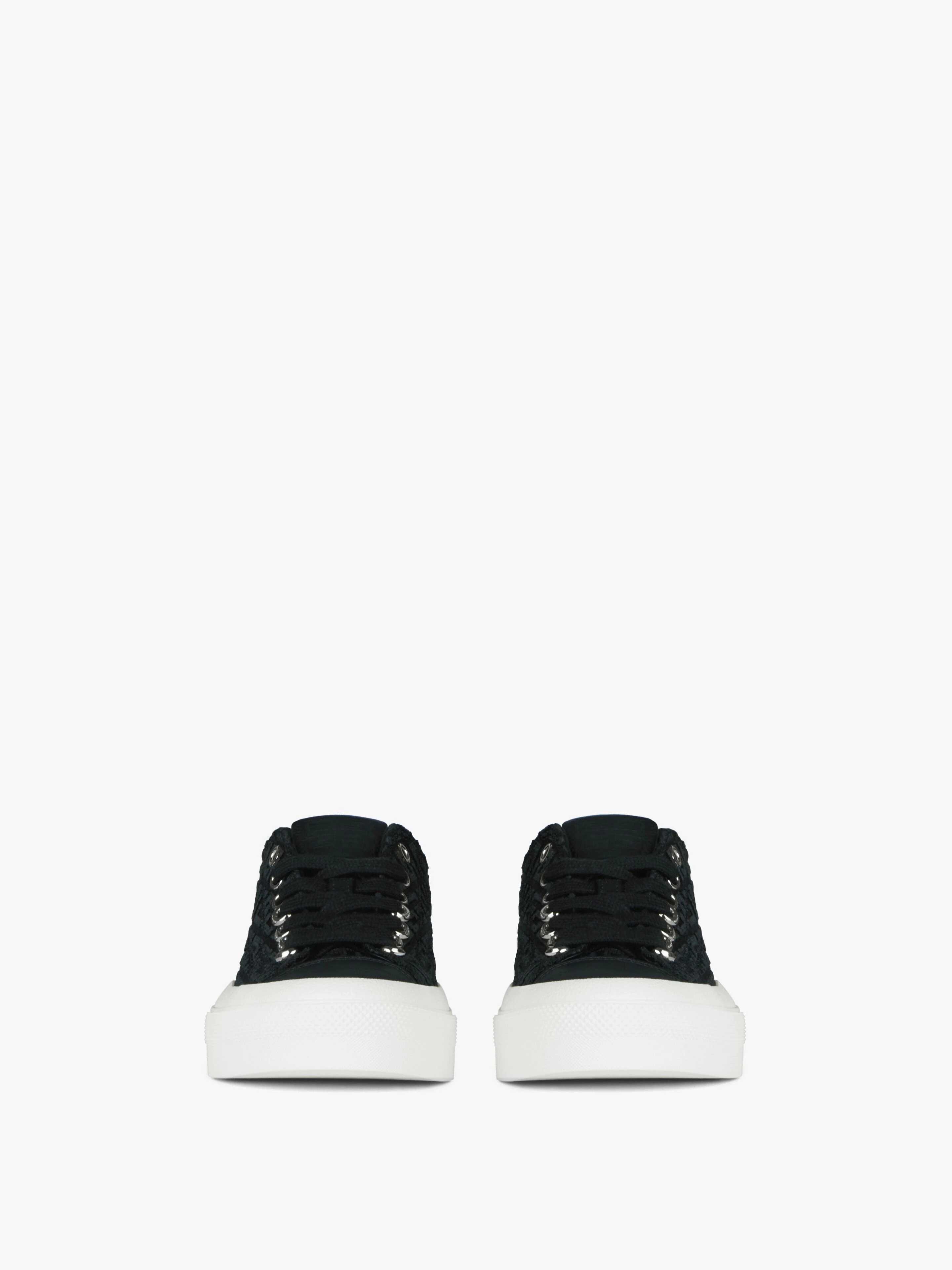 SNEAKERS CITY IN 4G EMBROIDERED CANVAS - 2