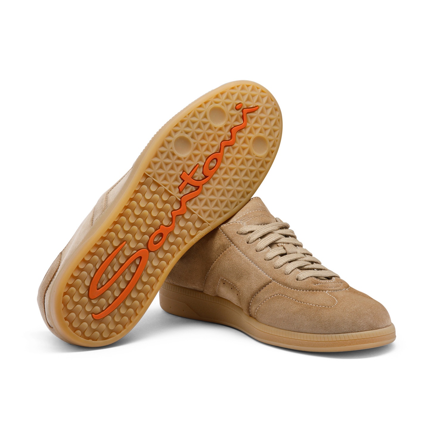 Men's beige suede DBS Oly sneaker - 4