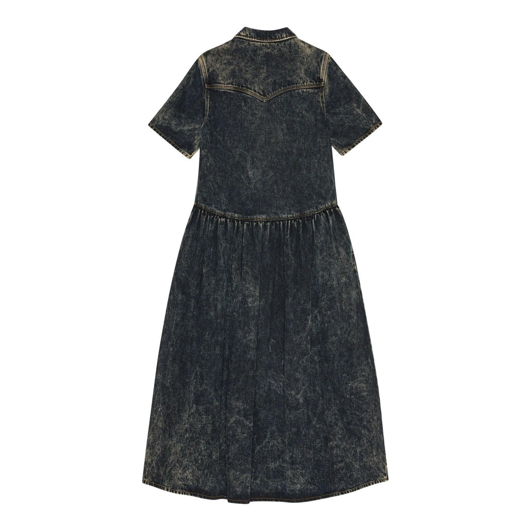 Light Denim Long Dress - 2