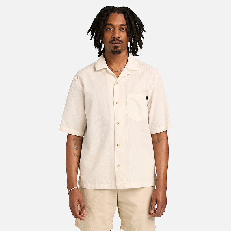 Timberland Men's Short-Sleeve Seersucker Resort Shirt outlook