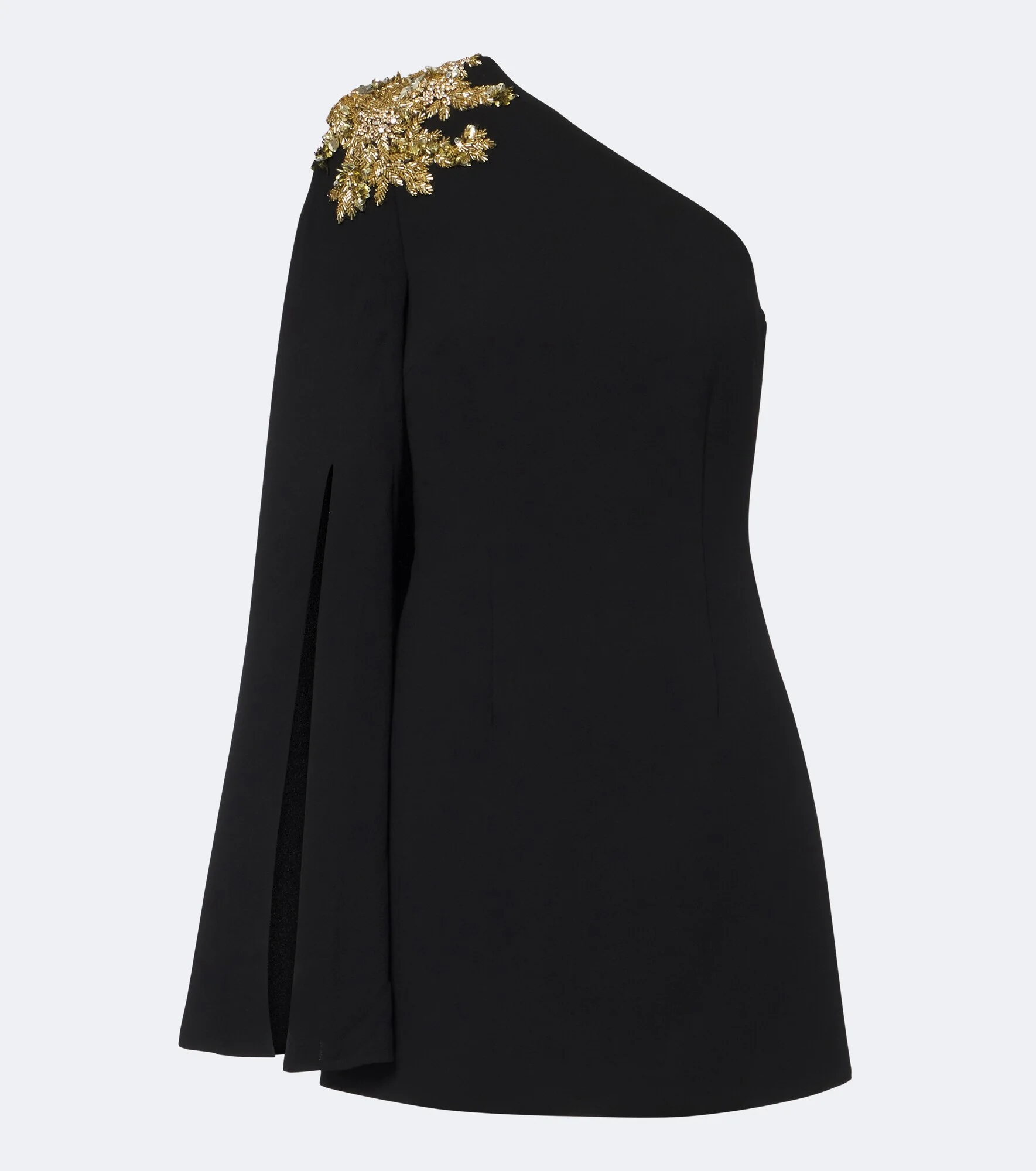 River embellished one-shoulder minidress - 1