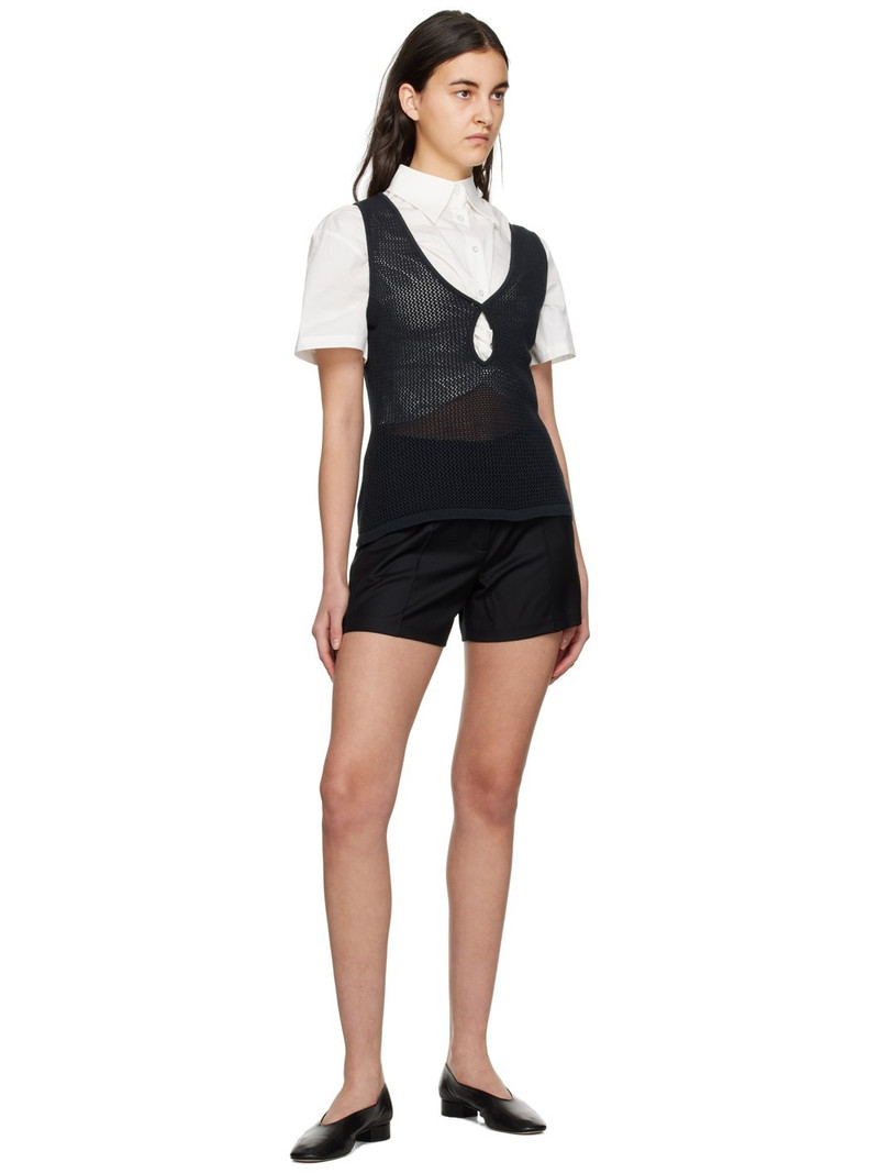 ANNA QUAN Black Jasmine Tank Top outlook