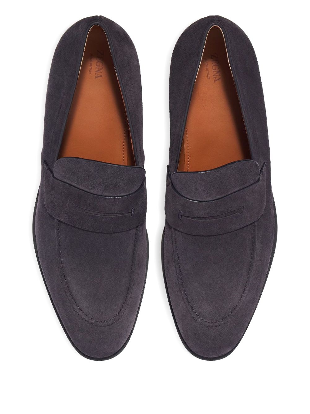 penny suede loafers - 2