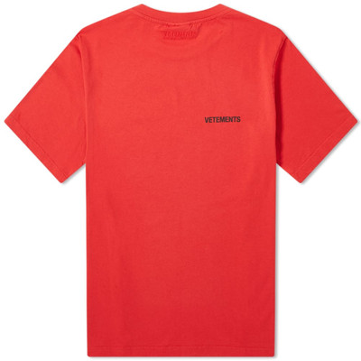 VETEMENTS VETEMENTS Logo Tee outlook