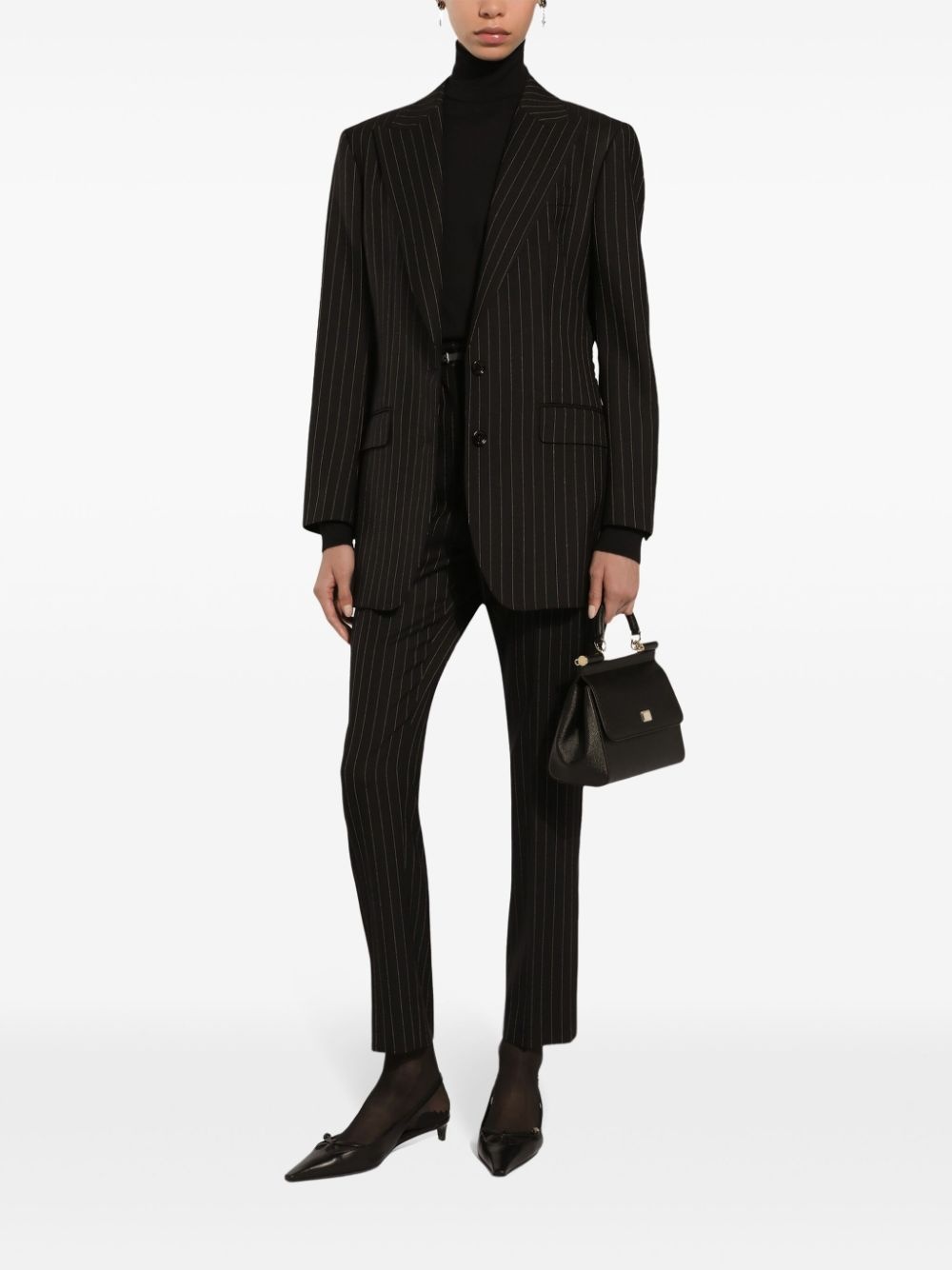 striped blazer - 2
