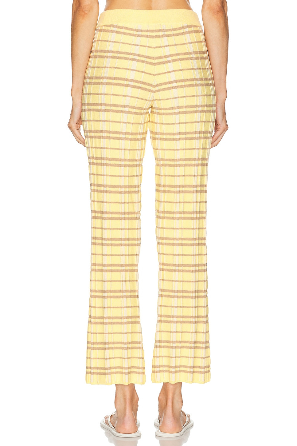 Plaid Flare Pant - 4