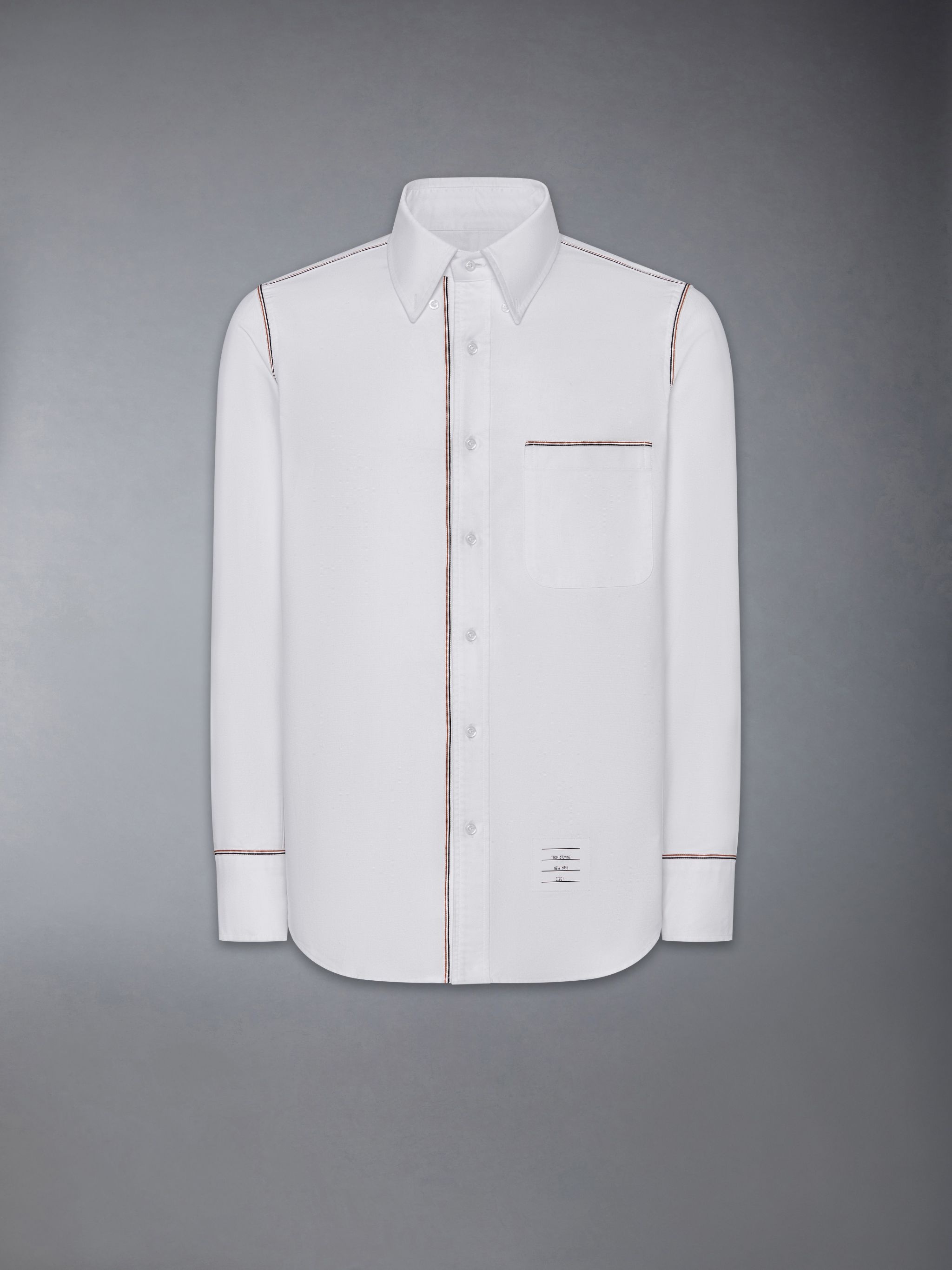 Oxford Grosgrain Framing Shirt - 7