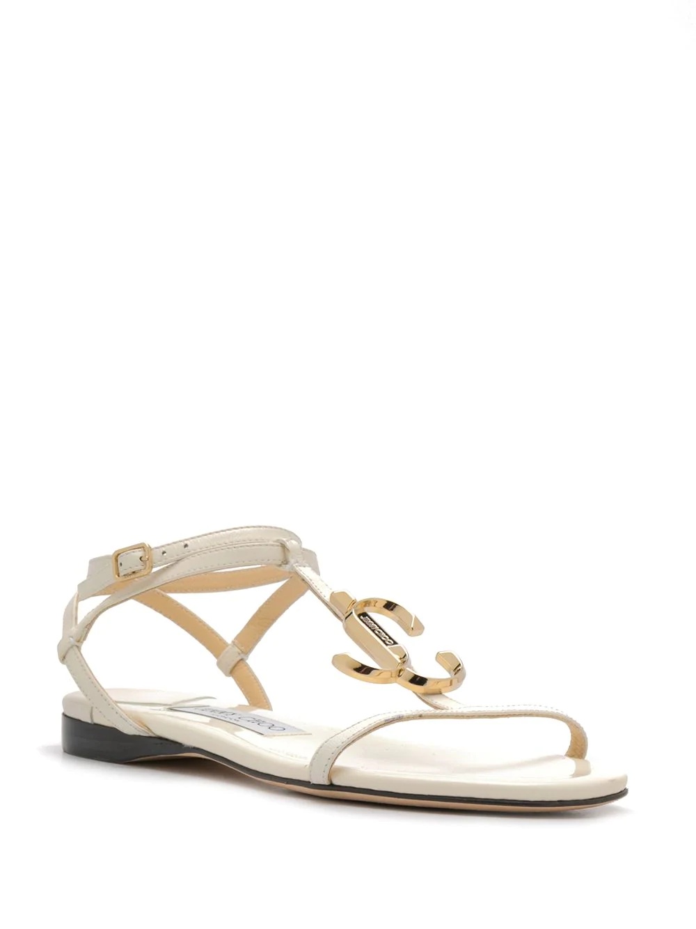 Alodie logo flat sandals - 2