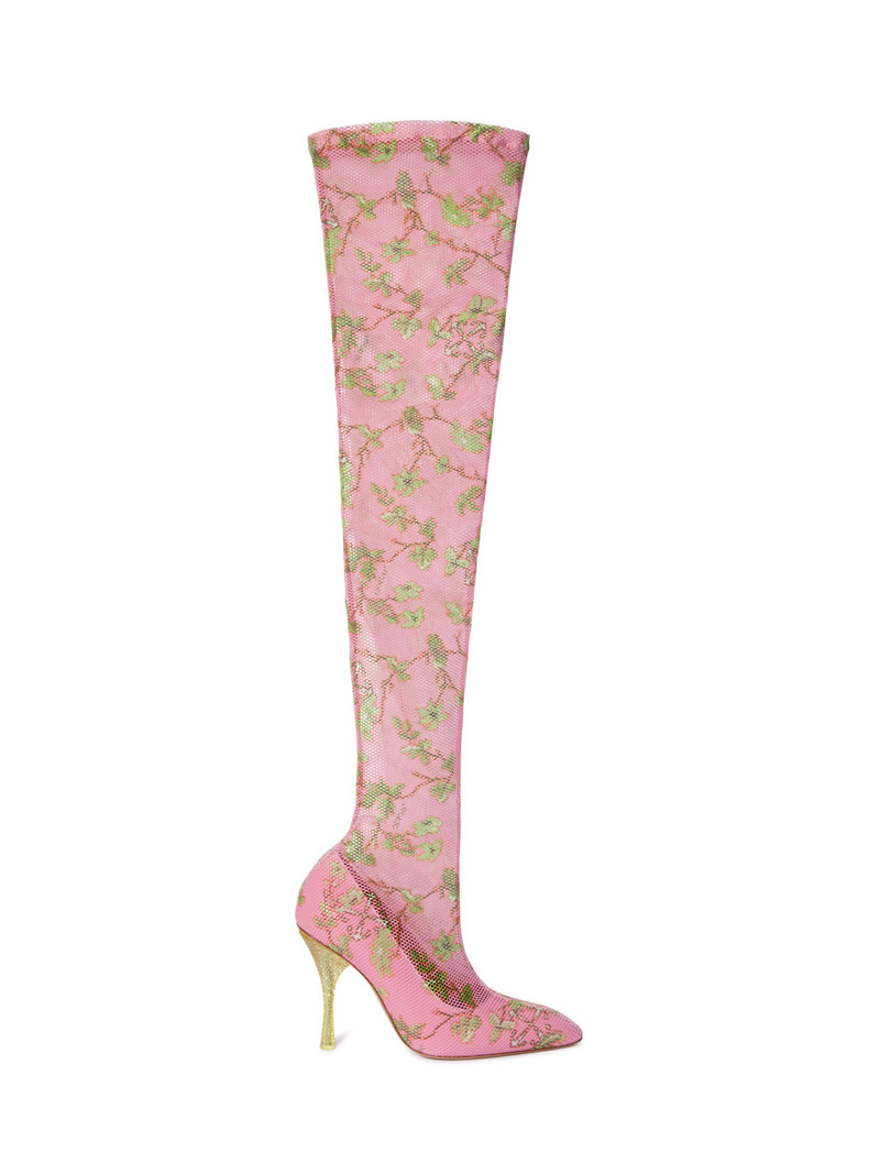Pink Printed Mesh Cuissard 1