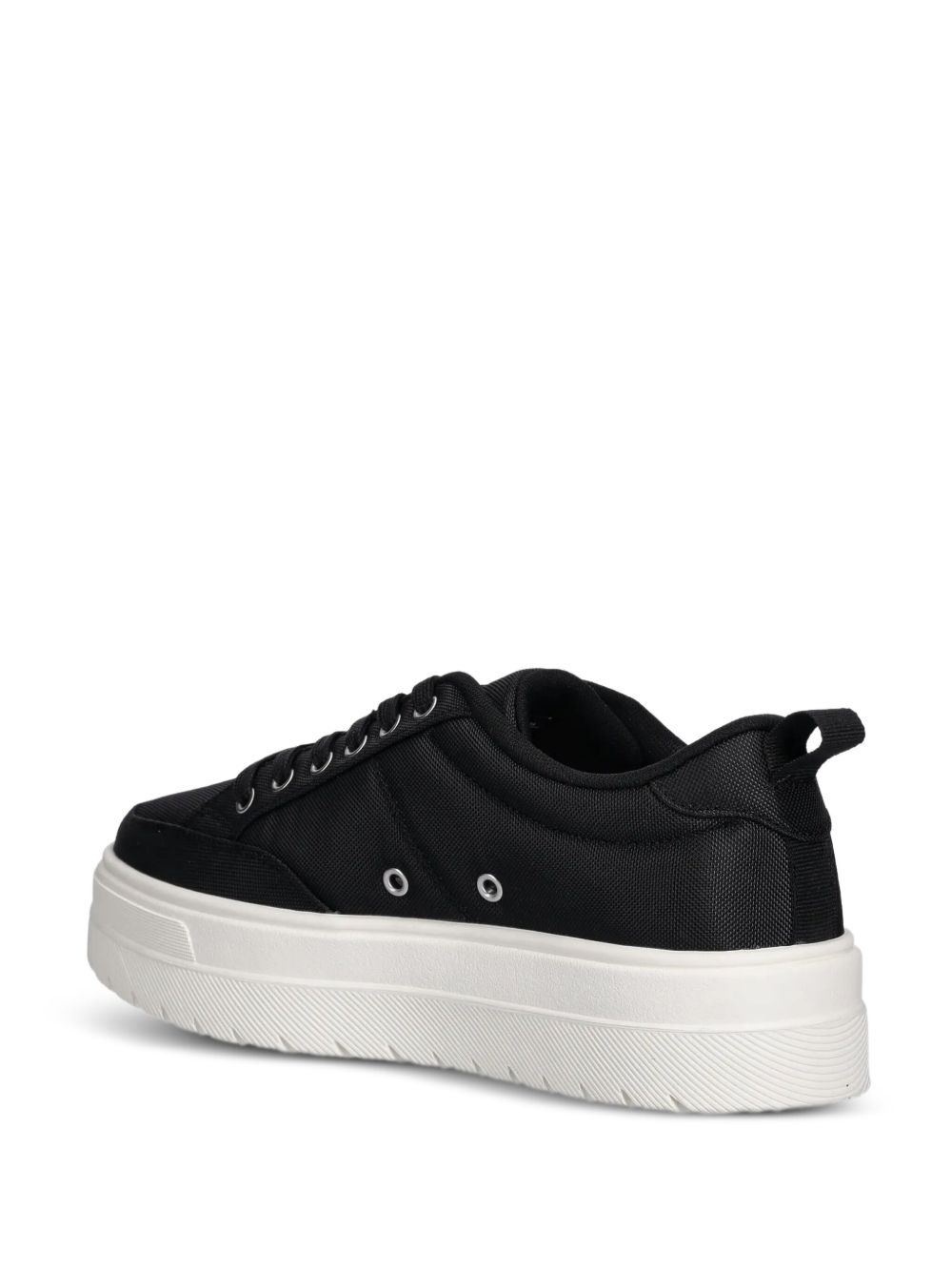 lace-up platform sneakers - 3