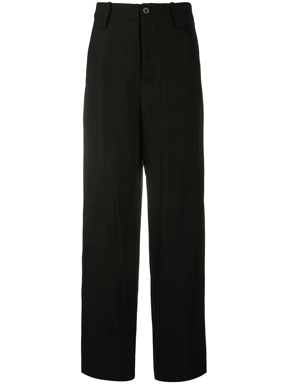 mid-rise wide leg trousers - 1