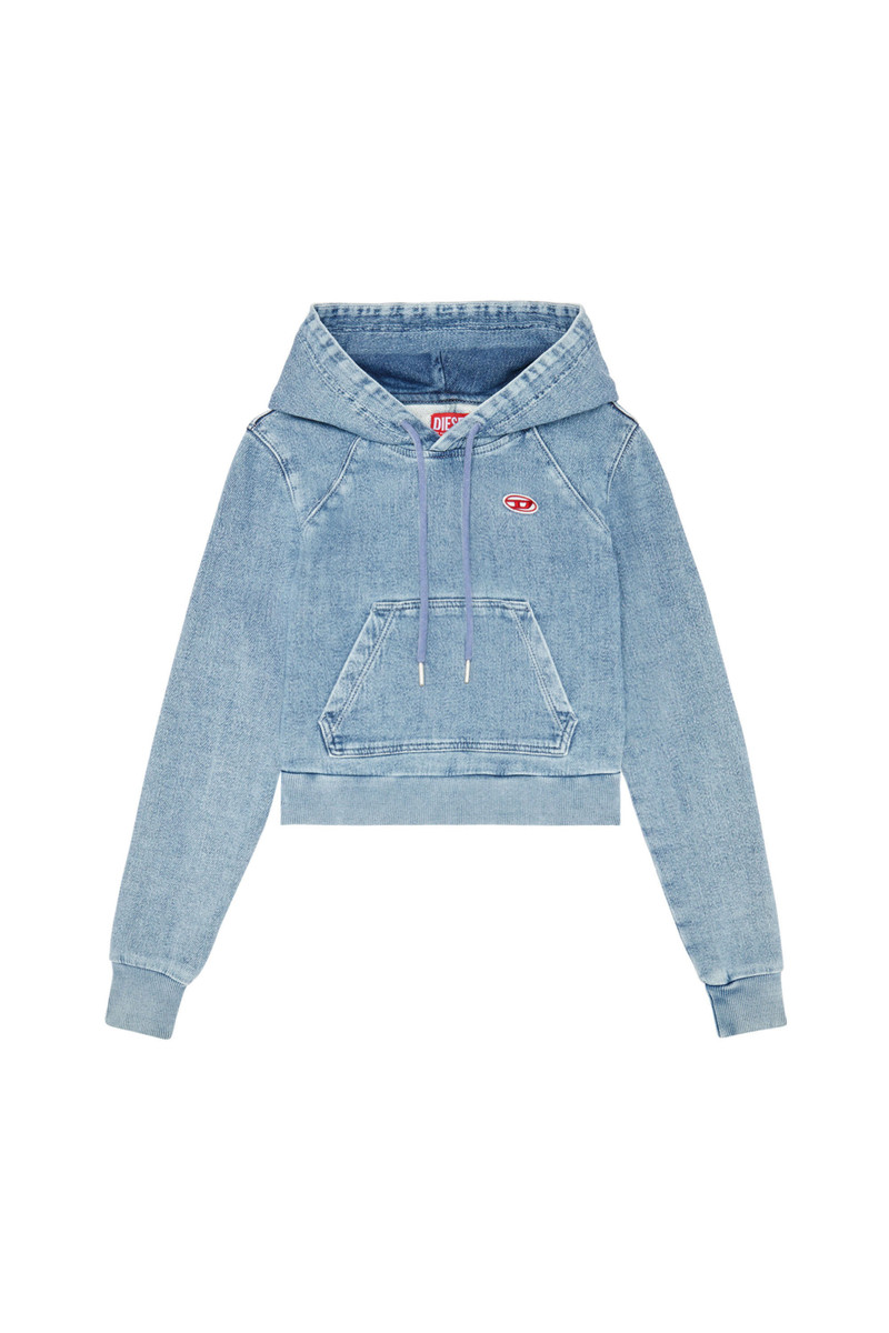 D-ANGY 트랙 DENIM HOODIE 1
